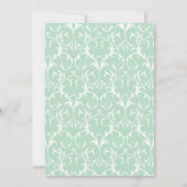 Adorable Jungle Animals Kinderdusche Einladung (Rückseite)