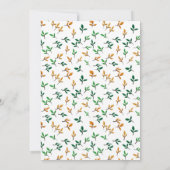 Adorable Jungle Giraffe Kinderdusche Einladung (Rückseite)