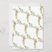 Adorable Kangaroo Mama & Babies Triplet Babydusche Einladung (Rückseite)