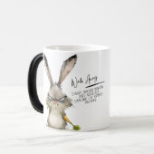 Adorable Kaninchencoffee Tasse - Hoppingsips vor (Vorderseite Links)