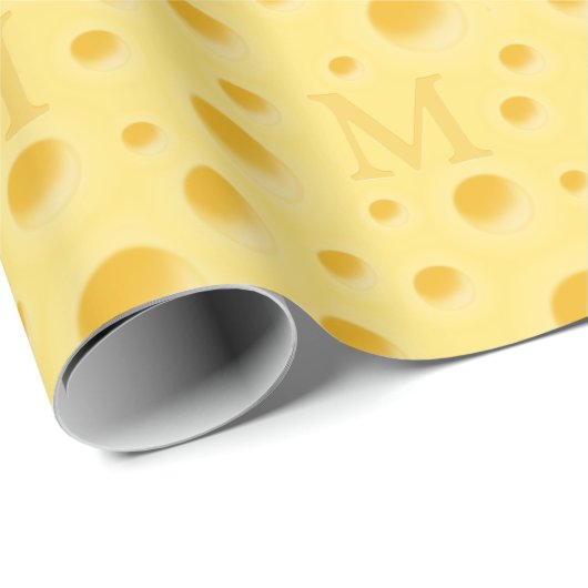 Adorable Käse Fanciful Storybook programmiert Geschenkpapier (Rolleneckpunkt)