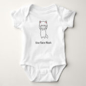 ADORABLE KATASTROPHE MASK BABY BODYSUIT BABY STRAMPLER (Vorderseite)