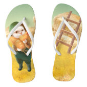 Adorable Katze mit Hen auf dem Bauernhof Badesandalen (Fußbett)