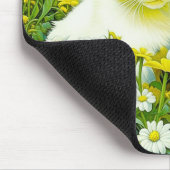 Adorable Katzen, die auf einem Feld von Milchprodu Mousepad (Ecke)