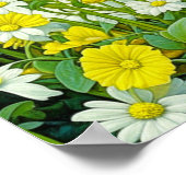 Adorable Katzen, die auf einem Feld von Milchprodu Poster (Ecke)