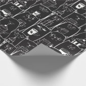 Adorable Katzen Geschenkpapier (Ecke)