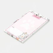 Adorable Katzen Post-it Klebezettel (angewinkelt)