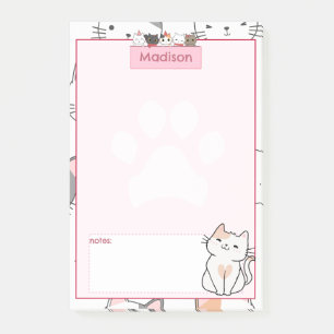 Adorable Katzen Post-it Klebezettel