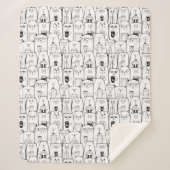 Adorable Katzen Sherpadecke (Vorderseite)