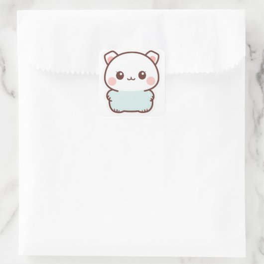 “Adorable Kawaii Animal Sticker – Chibi Cute Paste (Tasche)