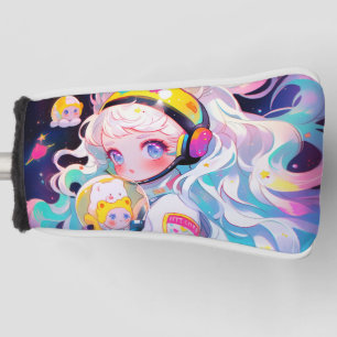 Adorable Kawaii Anime Girl Golf Headcover