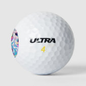 Adorable Kawaii Anime Girl Golfball (Logo)