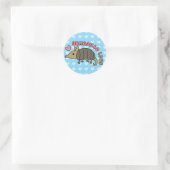 Adorable Kawaii Armadillo Sticker (Tasche)