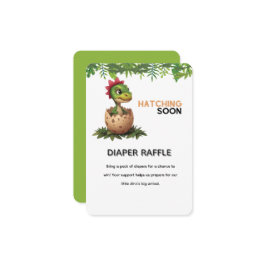 Adorable Kawaii Baby Dinosaur Hatching Begleitkarte