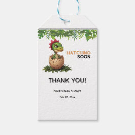 Adorable Kawaii Baby Dinosaur Hatching Geschenkanhänger