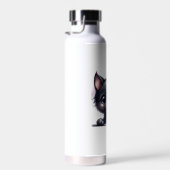 Adorable Kawaii Black Cat Trinkflasche (Rechts)
