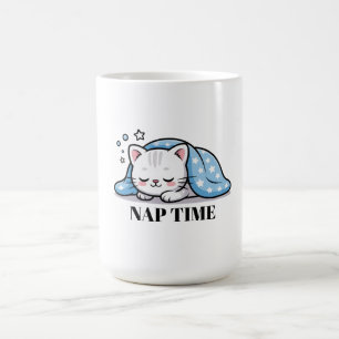 Adorable Kawaii Cat Cartoon Kaffeetasse
