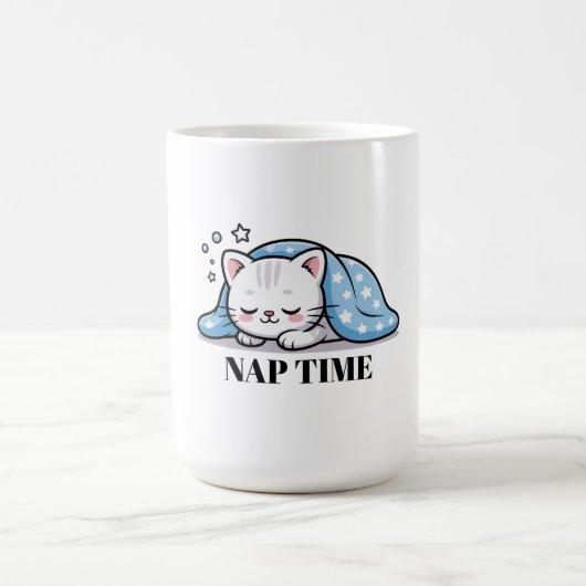 Adorable Kawaii Cat Cartoon Kaffeetasse (Mittel)