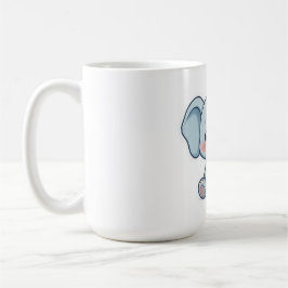Adorable Kawaii Chibi Baby Elephant Kaffeetasse