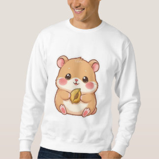Adorable Kawaii Chibi Hamster Sweatshirt