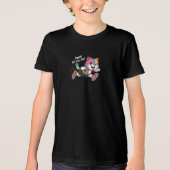 Adorable Kawaii Happy T - Shirt: Whimsical Tri-Blend Shirt (Vorderseite)