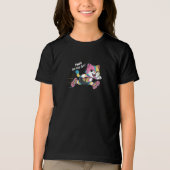 Adorable Kawaii Happy T - Shirt: Whimsical Tri-Blend Shirt (Vorderseite)