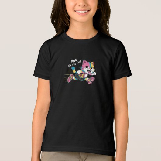 Adorable Kawaii Happy T - Shirt: Whimsical Tri-Blend Shirt (Vorderseite)