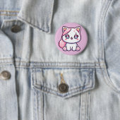 Adorable Kawaii Kitten Button (Beispiel)