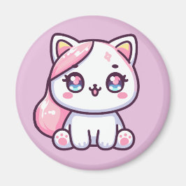 Adorable Kawaii Kitten Magnet