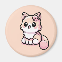 Adorable Kawaii Kitty Magnet