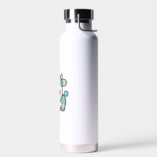 Adorable Kawaii-Kuh mit Kirsche und Bow-Design _2 Trinkflasche (Links)