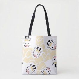 Adorable Kawaii Kuh Tote Bag - Pastelzucht Tasche