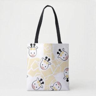 Adorable Kawaii Kuh Tote Bag - Pastelzucht Tasche