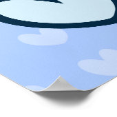 Adorable Kawaii Narwhal Poster (Ecke)