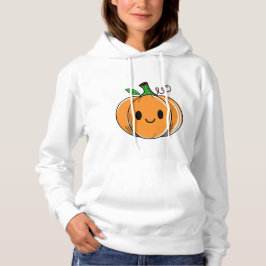 Adorable Kawaii Pumpkin Crop Hoodie