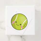 Adorable Kawaii Tennis Ball Custom Text Niedlich S Geschenkanhänger (Beispiel)