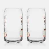 Adorable "Keep it Cozy" Winter Graphic Dosenglas (Rechts)