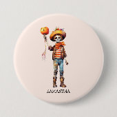 Adorable Kid Zombie - Niedliches Halloween (3) Button (Vorderseite)
