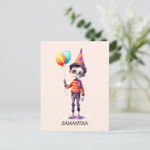 Adorable Kid Zombie - Niedliches Halloween (4) Postkarte