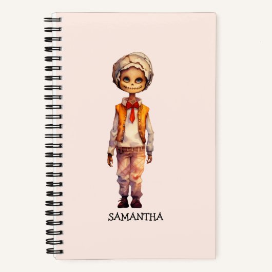 Adorable Kid Zombie - Niedliches Halloween Notizblock (Vorderseite)