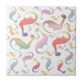 Adorable Kids Dinosaur Tile Fliese (Vorderseite)