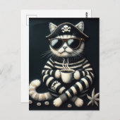 Adorable Kitepferd mit Kaffee Postkarte (Vorne/Hinten)