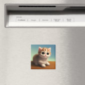 Adorable Kitten Magnet (In Situ (Geschirrspüler))