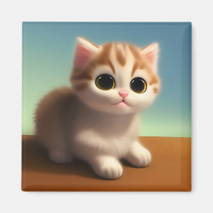 Adorable Kitten Magnet