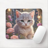Adorable Kitten Mousepad (Mit Mouse)
