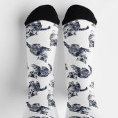 Adorable Kitten Pattern Socken - Geschenk für Cat (Oben)