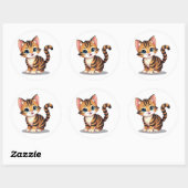 Adorable Kitten Stickers (Blatt)