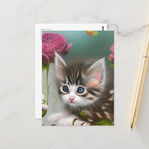 Adorable Kittens 4 Postkarte
