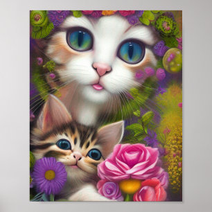 Adorable Kittens 8 Poster