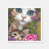 Adorable Kittens 8 Serviette (Vorderseite)